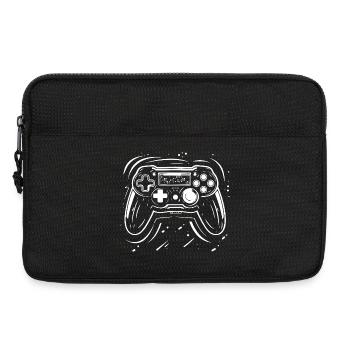 Gaming Controller Zeichnung - Laptoptasche 13" - Schwarz - Vorne
