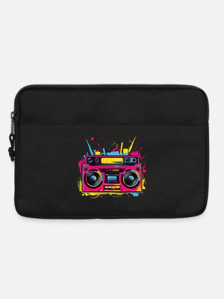 Hip Hop Musik 80er Jahre - Laptoptasche 13" - Schwarz