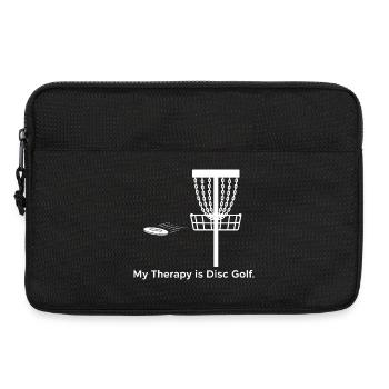 My Therapy is Disc Golf - Laptoptasche 13" - Schwarz - Vorne