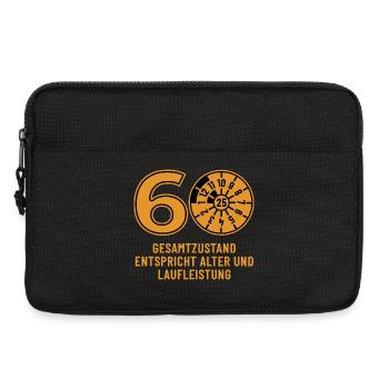 HU October 2025 - 60 Years - Birthday Gift - Laptop bag 13" - black - Front