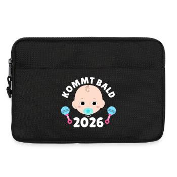 Expectant mother COMING SOON 2026 Funny - Laptop bag 13" - black - Front