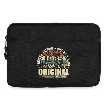 oktober 1985 - Geschenk zum 40.Geburtstag oktober  - Laptoptasche 13" - Schwarz - Vorne