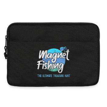 Neodym-Magnet zum Angeln, magnetischer Fischer - Laptoptasche 13" - Schwarz - Vorne