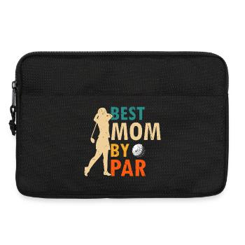 Je travaille pour soutenir mon addiction au golf Humour drôle - Sacoche pour ordinateur portable 13 pouces - noir - Devant