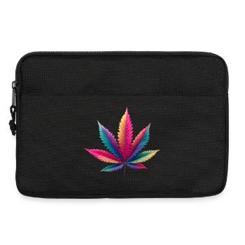 Cabbage leaf - Laptop bag 13" - black - Front