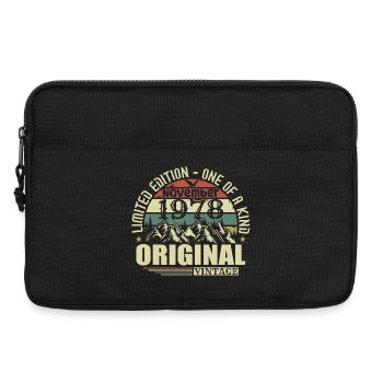 Anniversaire novembre 1978 - Sacoche pour ordinateur portable 13 pouces - noir - Devant