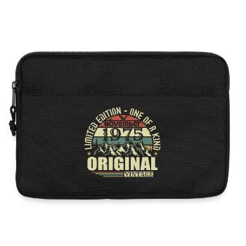 Geburtstag November 1975 - Laptoptasche 13" - Schwarz - Vorne