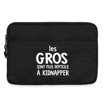 Der große, härtere Humor - Laptoptasche 13" - Schwarz - Vorne