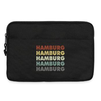Hamburg - Hansestadt - Deutschland - Germany - Laptoptasche 13" - Schwarz - Vorne