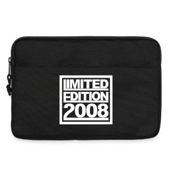 Limitierte Edition 2008 Design Geburtstag - Laptoptasche 13" - Schwarz - Vorne