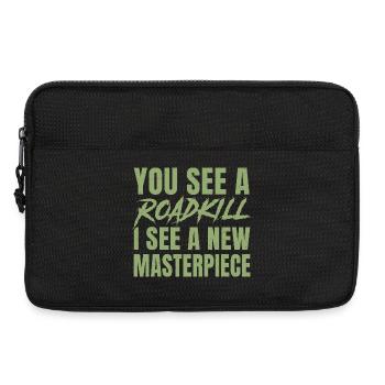 taxidermy for taxidermist design  - Laptop bag 13" - black - Front