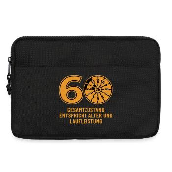 HU November 2025 - 60 Years - Birthday Gift - Laptop bag 13" - black - Front