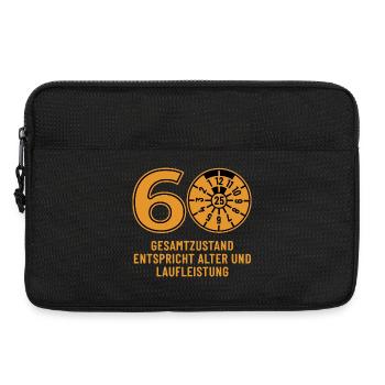 HU December 2025 - 60 Years - Birthday Gift - Laptop bag 13" - black - Front
