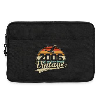Vintage 2006 Vintage Rétro Cadeau d’anniversaire - Sacoche pour ordinateur portable 13 pouces - noir - Devant
