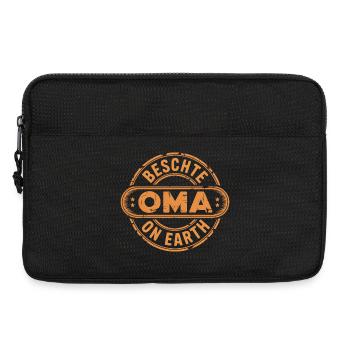 Beschte Oma Schweiz Mundart Geschenk Oma - Laptoptasche 13" - Schwarz - Vorne