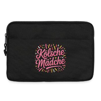 Kölsche Mädche Karneval Köln Kölle Kölsch Mädchen - Laptoptasche 13" - Schwarz - Vorne