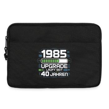 1985 Upgrade Läuft Seit 40 Jahren - Laptoptasche 13" - Schwarz - Vorne