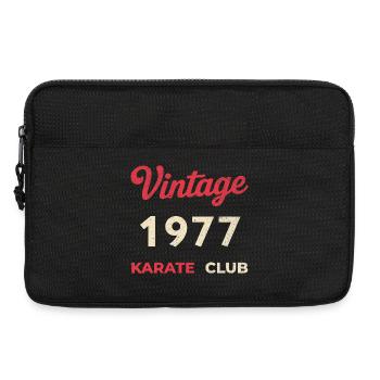 Vintage 1977 – Année de naissance rétro du Karate Club - Sacoche pour ordinateur portable 13 pouces - noir - Devant