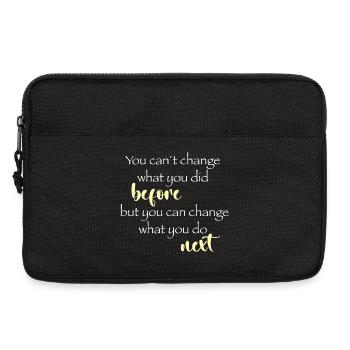 Change next - Laptoptasche 13" - Schwarz - Vorne
