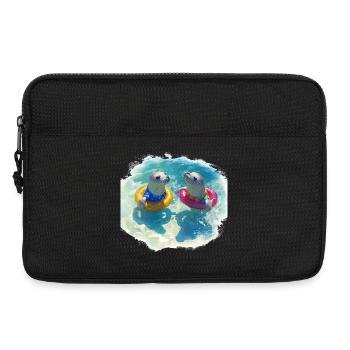 Joints Happy avec pneus de piscine - Sacoche pour ordinateur portable 13 pouces - noir - Devant