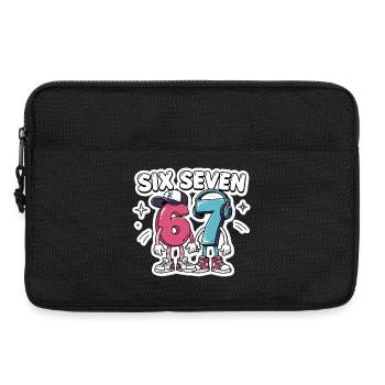 67 Jahrgang Retro Lustig Geschenk Niedlich - Laptoptasche 13" - Schwarz - Vorne