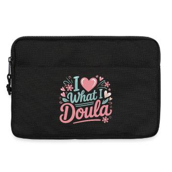 J’adore ce que je fais, doula - Sacoche pour ordinateur portable 13 pouces - noir - Devant