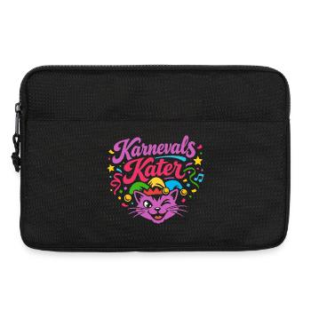 Costume de carnaval de chat - Sacoche pour ordinateur portable 13 pouces - noir - Devant