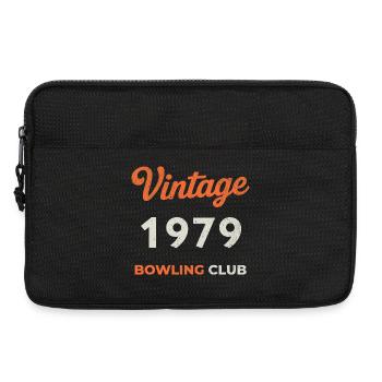 Vintage 1979 – Année de naissance rétro du Bowling Club - Sacoche pour ordinateur portable 13 pouces - noir - Devant