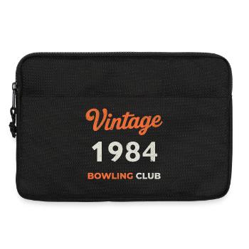 Millésime 1984 – Année de naissance rétro du Bowling Club - Sacoche pour ordinateur portable 13 pouces - noir - Devant