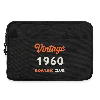 Millésime 1960 – Année de naissance rétro du Bowling Club - Sacoche pour ordinateur portable 13 pouces - noir - Devant