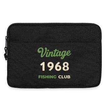 Millésime 1968 – Année de naissance rétro du club de pêche - Sacoche pour ordinateur portable 13 pouces - noir - Devant