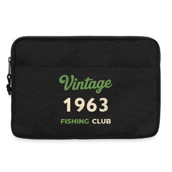 Millésime 1963 – Année de naissance rétro du club de pêche - Sacoche pour ordinateur portable 13 pouces - noir - Devant