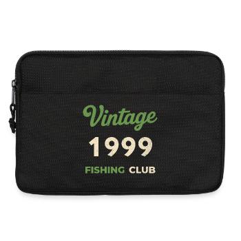 Vintage 1999 – Fishing Club Retro Birth Year - Laptop bag 13" - black - Front