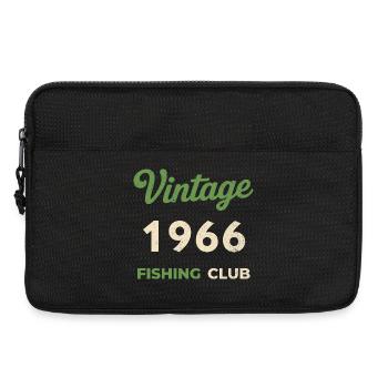 Millésime 1966 – Année de naissance rétro du club de pêche - Sacoche pour ordinateur portable 13 pouces - noir - Devant