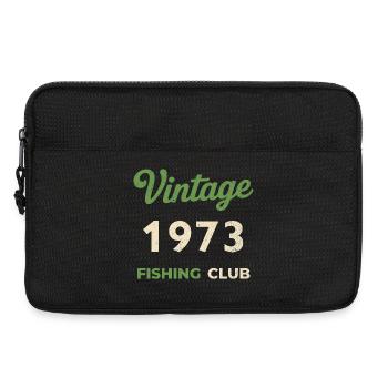 Millésime 1973 – Année de naissance rétro du club de pêche - Sacoche pour ordinateur portable 13 pouces - noir - Devant