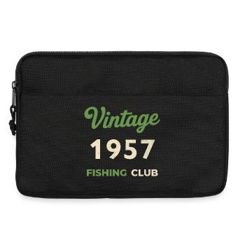 Millésime 1957 – Année de naissance rétro du club de pêche - Sacoche pour ordinateur portable 13 pouces - noir - Devant