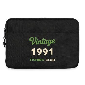 Millésime 1991 – Année de naissance rétro du club de pêche - Sacoche pour ordinateur portable 13 pouces - noir - Devant