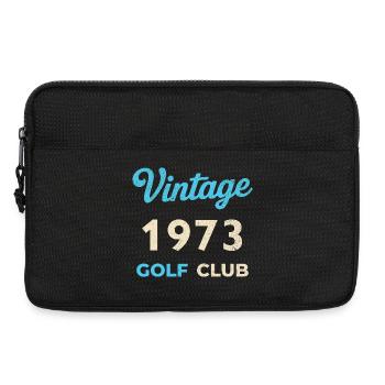 Vintage 1973 Golf Club Retro Geburtsjahr Geschenk - Laptoptasche 13" - Schwarz - Vorne