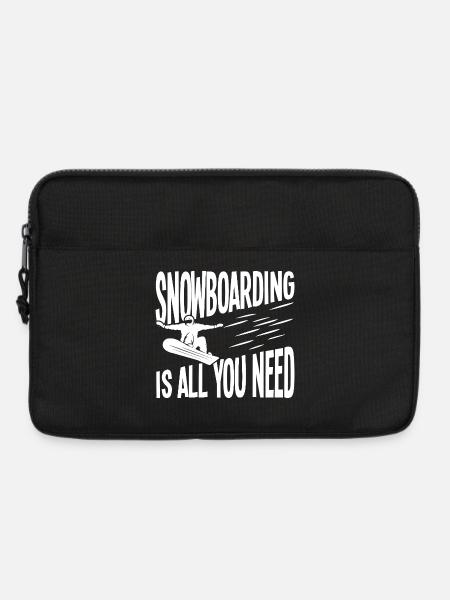 Snowboarding: Everything you need - Laptop bag 13" - black