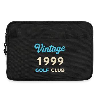 Vintage 1999 Golf Club Retro Geburtsjahr Geschenk - Laptoptasche 13" - Schwarz - Vorne