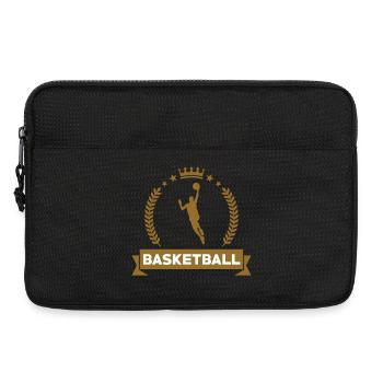 Basket Ball / Basketball / Basktet-Ball / Sport - Sacoche pour ordinateur portable 13 pouces - noir - Devant