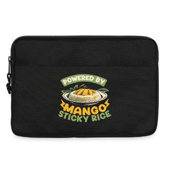 Powered By Mango Sticky Rice - Laptop bag 13" - black - Front