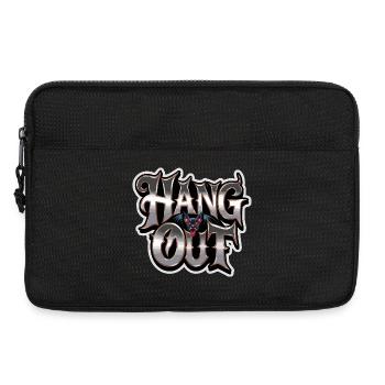  Hang Out Fledermaus Horror Spruch Für Dunklen - Laptoptasche 13" - Schwarz - Vorne