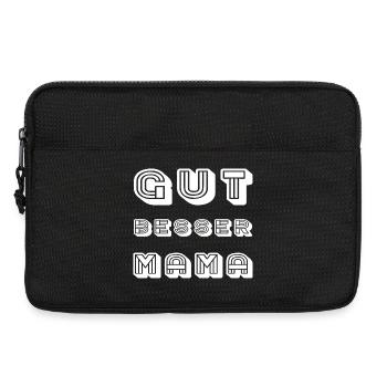 GOOD BETTER MOM Lettering - Laptop bag 13" - black - Front