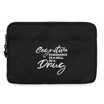 La dissonance cognitive est un sacré dicton. - Sacoche pour ordinateur portable 13 pouces - noir - Devant