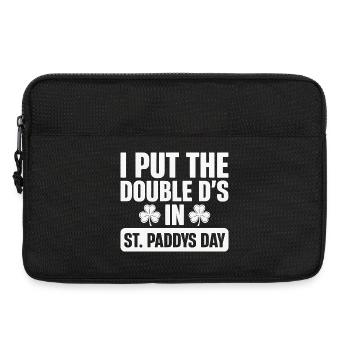 Doppelter Ds St. Paddy's Day Abschlag - Laptoptasche 13" - Schwarz - Vorne