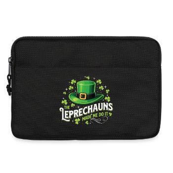 Die Kobolde haben mich dazu gebracht – St. Patrick's Day - Laptoptasche 13" - Schwarz - Vorne