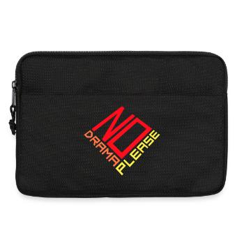 Pas de drame Repose-toi Détends-toi Détends-toi Détends-toi Amuse-toi - Sacoche pour ordinateur portable 13 pouces - noir - Devant