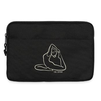 SOUL CONTOUR - Naginyasana - Laptop bag 13" - black - Front