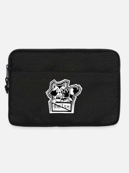 Trashpanda against Racism - Laptoptasche 13" - Schwarz
